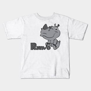 Cute Rhino Kids T-Shirt